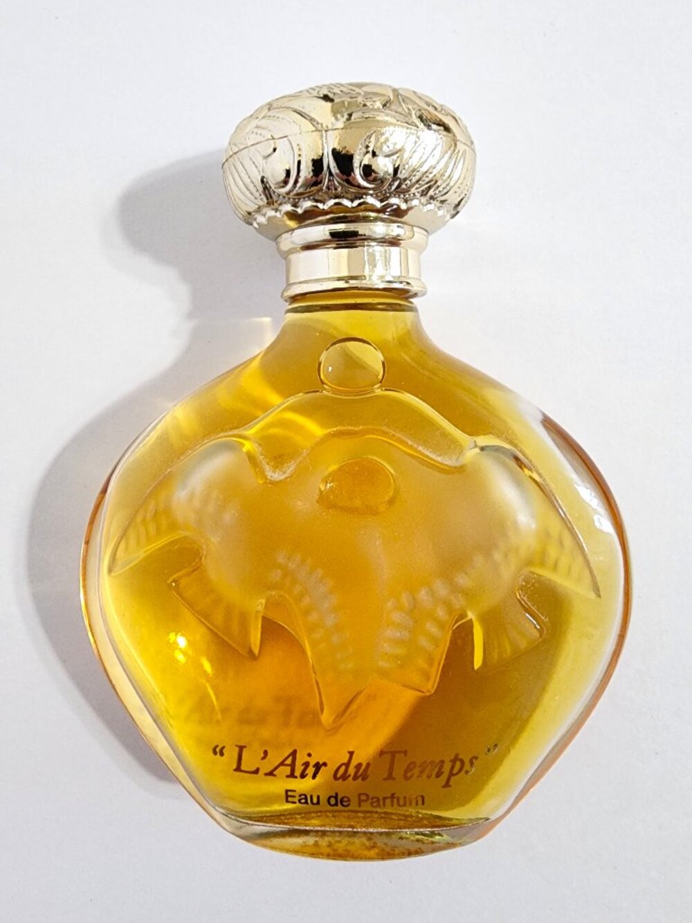 Vintage L'Air Du Temps 50ml Eau de Parfum by Nina Ricci in Lalique Bottle